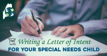 Letter of Intent For Your Special Needs Child