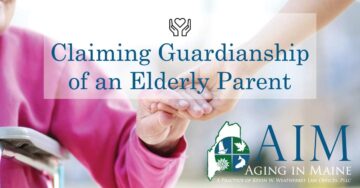 Claiming guardianship of an elderly parent