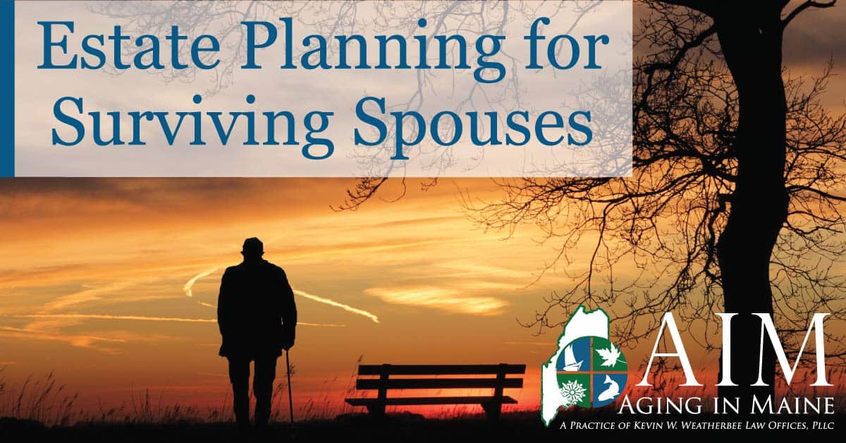 Estate planning for surviving spouses